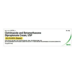 Clotrimazole / Betamethasone Dipropionate 1% – 0.05% Cream 15 Gram