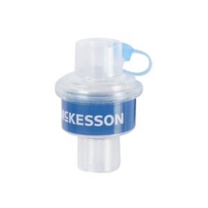 Heat and Moisture Exchanger with Filter McKesson 29.2 mg H2O/L @ VT 500 mL 2.5 cm H2O @ 30 LPM