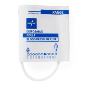 Single Patient Use Blood Pressure Cuff Greensmart 25 to 34 cm Arm Polyester Fabric Cuff Adult Cuff