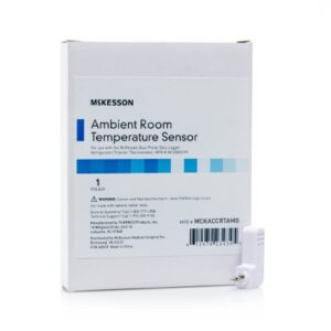 McKesson Ambient Room Temperature Sensor Temperature Range: 32-122?F (0-50?C) For use with the McKesson Dual Probe Data Logger Refrigerator/ Freezer Thermometer, MFR # MCK80022P