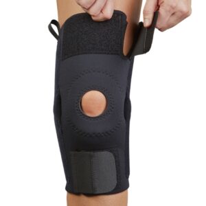 Knee Support AKS Medium Pull-On / Hook and Loop Closure 14 to 16 Inch Knee Circumference Left or Right Knee