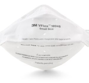 Particulate Respirator / Surgical Mask 3M VFlex Medical N95 ASTM F1862 Elastic Strap Small