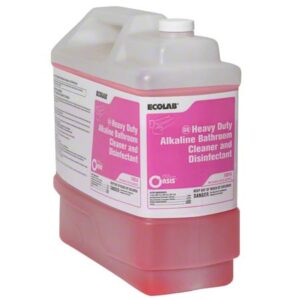 Surface Disinfectant Cleaner Ecolab 66 Heavy Duty Alkaline Bathroom Alkaline Based Manual Pour Liquid 2.5 gal. Jug Scented NonSterile