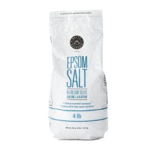 Epsom Salt Magnesium Sulfate USP Swan Granules 4 lbs. Carton