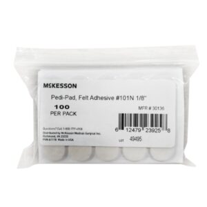 Protective Pad McKesson Pedi-Pad Size 101-Narrow Adhesive Foot