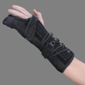 Boxer Fracture Brace Warrior Aluminum / Fabric Right Hand Black One Size Fits Most