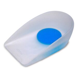 Heel Cup GelStep Soft Spur Spot Silicone Female 10-1/2 to 12 / Male 8-1/2 to 10 Blue / White