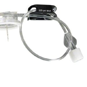 Huber Needle Infusion Set Surecan Safety II 20 Gauge 0.6 Inch 7-1/2 Inch Tubing Without Port