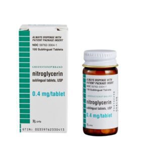 Nitroglycerin 0.4 mg Tablet 100 Tablets