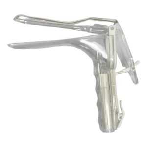 Vaginal Speculum NonSterile Office Grade Plastic Medium Double Blade Duckbill Disposable Built-In Light Source