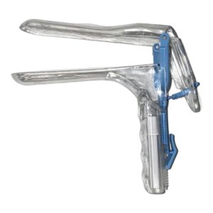 Vaginal Speculum NonSterile Office Grade Plastic Large Double Blade Duckbill Disposable Built-In Light Source