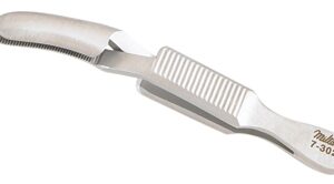 Serrefine Forceps Miltex Dieffenbach 2-3/8 Inch Length OR / Surgical Grade German Stainless Steel NonSterile NonLocking Thumb Handle Curved Fine, Serrated Tips