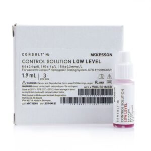 Control Consult Hb Hemoglobin Low Level 3 X 1.9 mL