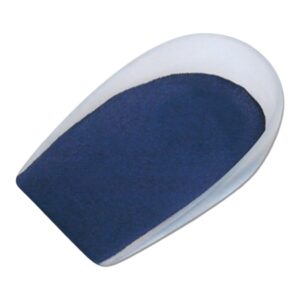 Heel Cup GelStep Center Spot Silicone Female 10-1/2 to 12 / Male 8-1/2 to 10 Blue / White