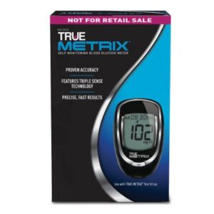Blood Glucose Meter TRUE METRIX 4 Second Results Stores up to 500 Results