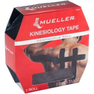 Kinesiology Tape Mueller Black 2 Inch X 32 Yard Cotton NonSterile