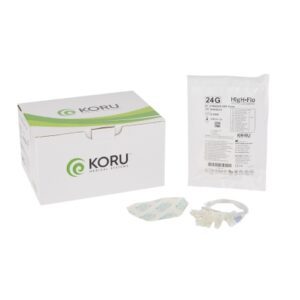 Sub-Q Infusion Set HIgH-Flo4 4 X 24 Gauge 12 mm 20 Inch Tubing Without Port