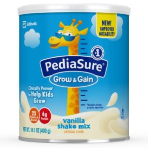 Pediatric Oral Supplement PediaSure Grow & Gain Shake Mix Vanilla Flavor 14.1 oz. Can Powder Protein