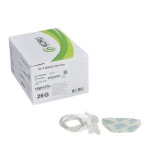 Sub-Q Infusion Set HIgH-Flo5 5 X 26 Gauge 9 mm 20 Inch Tubing Without Port