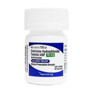 NorthStar Cetirizine HCl 10 mg Tablet 100 Tablets