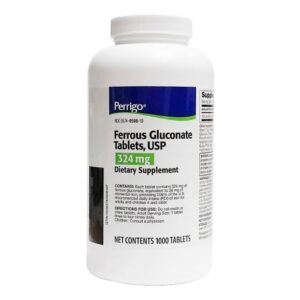 Mineral Supplement Iron 324 mg Strength Tablet 1,000 per Bottle
