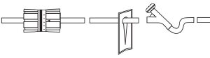 IV Extension Set MedSource 19 Inch Tubing Without Filter Sterile