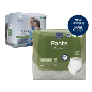 Unisex Adult Absorbent Underwear Abena Pants Pull On with Tear Away Seams Large Disposable Moderate Absorbency