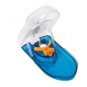 Pill Crusher EZY Dose Hand Operated Blue / Clear