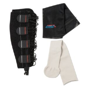Compression Wrap with Liner EXTREMIT-EASE X-Small Red / Black Leg