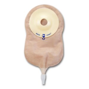 Urostomy Pouch UltraMax One-Piece System 8-3/4 Inch Length Convex Light, Pre-Cut Drainable