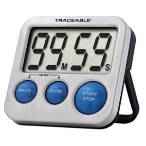 Electronic Alarm Timer BlueSteel Traceable 100 Minutes Digital Display