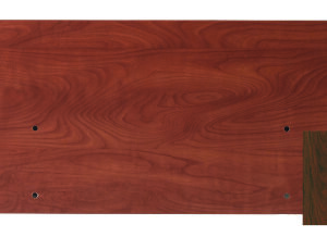 Bed End OSLO Figured Mahogany