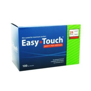 Safety Insulin Pen Needle EasyTouch 29 Gauge 5 mm Length Automatic Safety Without Back-End Shield