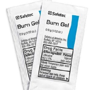 Burn Relief Lidocaine Topical Gel 0.9 Gram Individual Packet