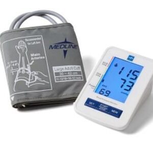 Home Automatic Digital Blood Pressure Monitor Medline Large Adult Cuff Nylon Cuff 42 – 48 cm Desk Model