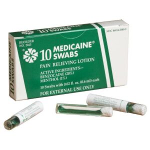 Sting and Bite Relief Benzocaine / Menthol Medicaine Topical Swab Ampule