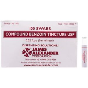 Impregnated Ampule with Swab 10% Strength Compound Benzoin Tincture Ampule NonSterile