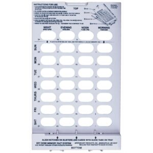 Cold Seal Tray 28/31 Day Calendar