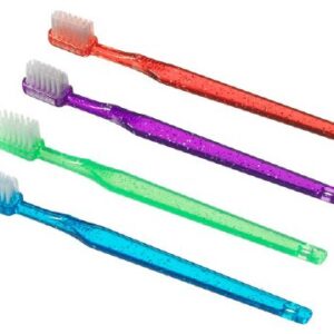Toothbrush Sparkle Plak Smacker Blue / Green / Purple / Red Youth Soft