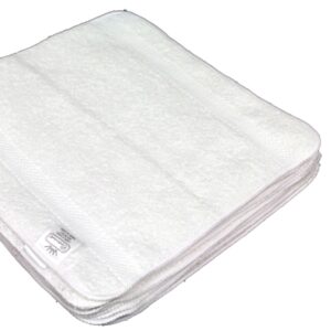 Washcloth Gladiator Indulgence 12 X 12 Inch White Reusable