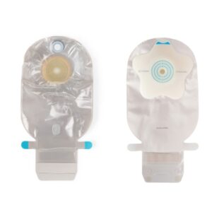 Ostomy Pouch SenSura Mio Convex One-Piece System 11 Inch Length, Maxi Convex, Trim to Fit 3/8 to 2 Inch Stoma Drainable