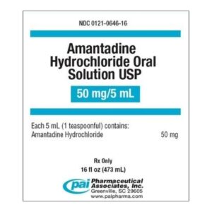 Amantadine HCl 50 mg / 5 mL Syrup 16 oz.