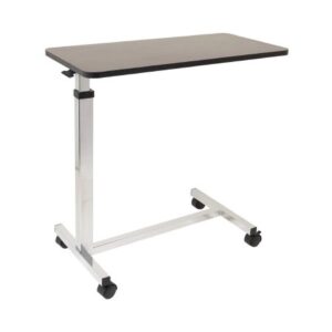 Overbed Table Roscoe Medical Non-Tilt Pneumatic Adjustment 28 to 45 Inch Height Range