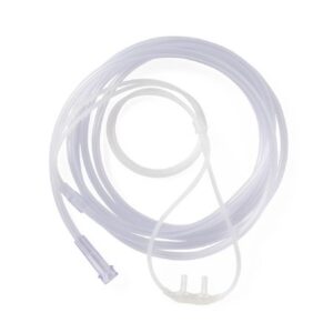 Nasal Cannula SuperSoft Adult Curved Prong / Non-Flared Tip 7 Foot Tubing