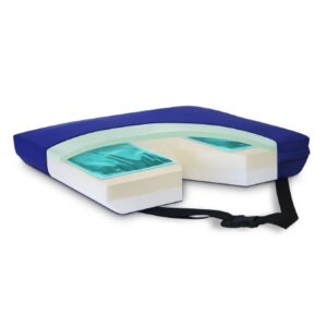 Coccyx Relief Seat Cushion APEX CORE 20 W X 18 L X 3 D Inch Foam / Gel