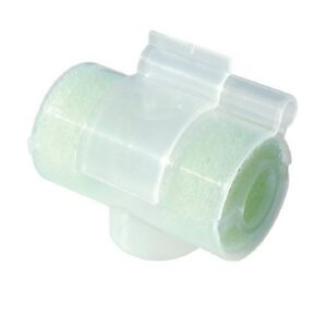 Heat and Moisture Exchanger with Filter-Trach Pepper Medical 23.4 mg H2O/L @ VT 500 mL 0.41 cm H2O @ 30 LPM