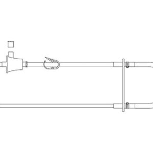 IV Pump Set ADP-3000 Pump Without Ports Without Filter 133 Inch Tubing Chemotherapy Medication