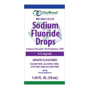 Sodium Fluoride 0.5 mg / mL Drops 50 mL