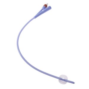Foley Catheter Dover 2-Way Council Tip 5 cc Balloon 18 Fr. Silicone