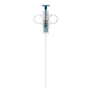 Soft Tissue Biopsy Device Temno 16 Gauge 9 cm Length Blue Beveled Sharp Tip